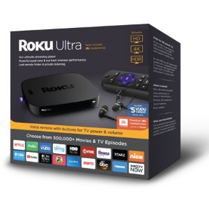 Roku Ultra 2018新款电视盒子 内附JBL耳机