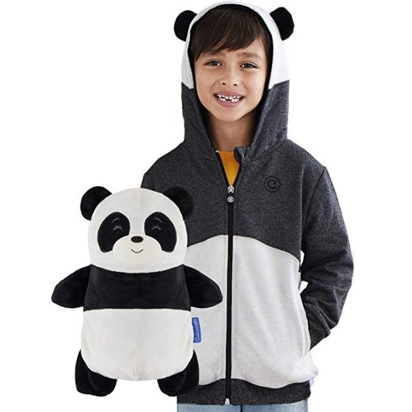 Papo The Panda - 2-in-1 Transforming Hoodie and Soft Plushie