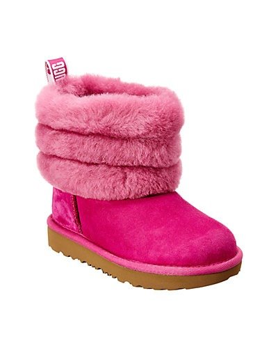 UGG Fluff Mini Quilted Suede Boot