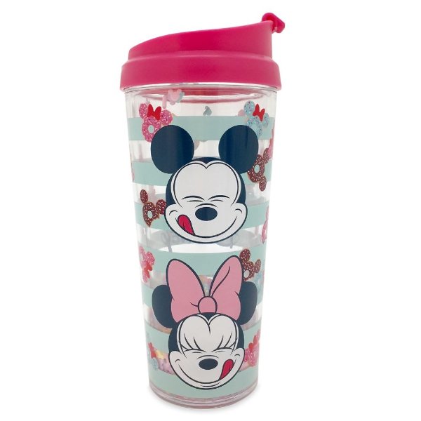 Mickey and Minnie Mouse Treats Travel Tumbler | shopDisney