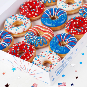 Krispy Kreme Forth of July Collection Doughnuts are Here