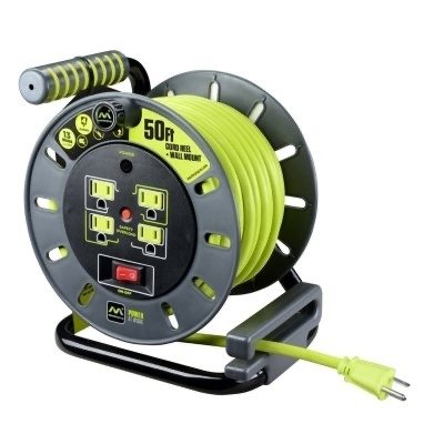 Extension Cord Reel (50 ft.) with Wall Mount