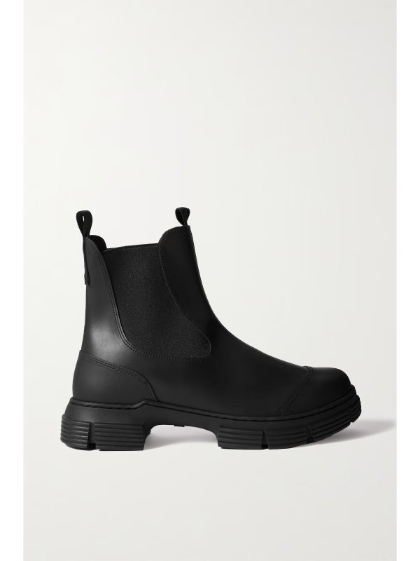 Recycled-rubber Chelsea boots