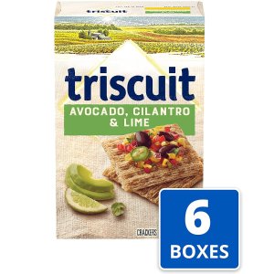 Triscuit 全麦酥脆薄饼干 牛油果香菜青柠口味 6盒装