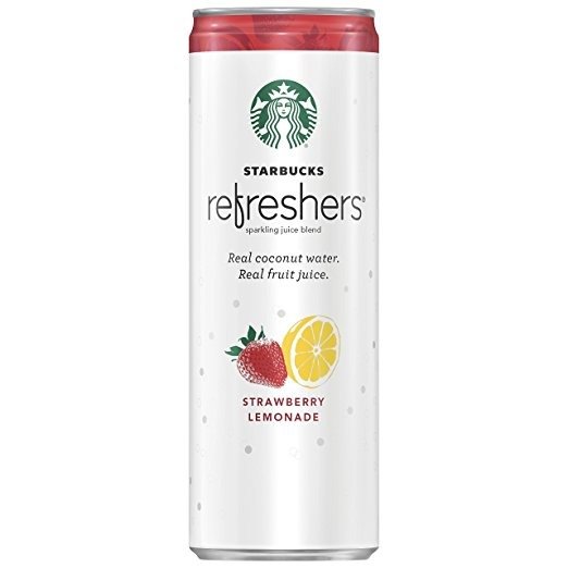 Refreshers Sparkling Juice Blends, Strawberry Lemonade with Coconut Water, 12 Ounce, 12 Cans