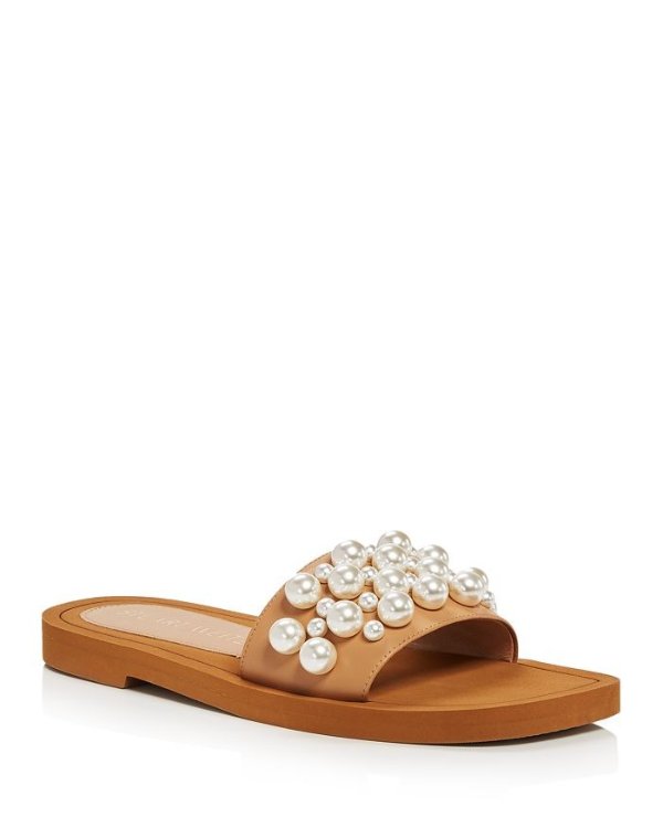 Women's Goldie Embellished Slide Sandals