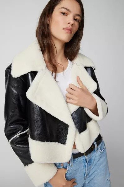 Emika Faux Leather Jacket