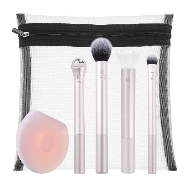 Limited Edition Me Time Makeup Brush and Skin Care, 6 Piece Valentine’s Day Gift Set, Perfect For Wife, Spouse, Girlfriend, Significant Other, or Daughter
