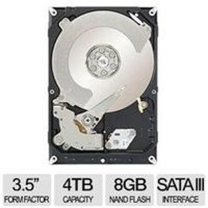 Seagate Desktop Solid State Hybrid Drive - 4 TB, 8 GB Flash(ST4000DX001)