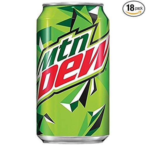 Mtn Dew 碳酸饮料 12 Oz 18罐
