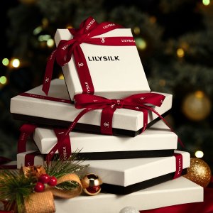 LILYSILK 圣诞节大促 蚕丝被$126 真丝睡裙$44 圣诞送礼好物