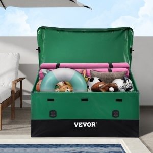VEVOR Outdoor Storage Box Patio Deck Box 230 Gallon Waterproof PE Tarpaulin | VEVOR US