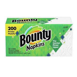 Bounty Paper Napkins, 200-Count Packages