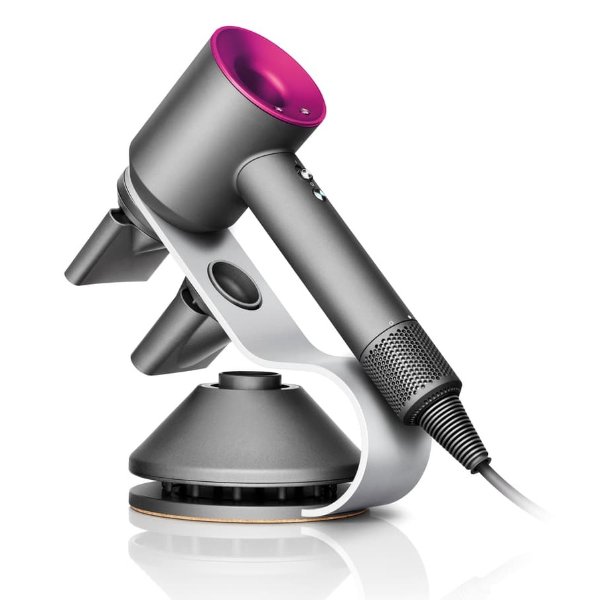 Fuschia Supersonic™ Hair Dryer & Display Stand