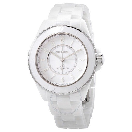 J12 Automatic White Dial Ladies Watch H6186