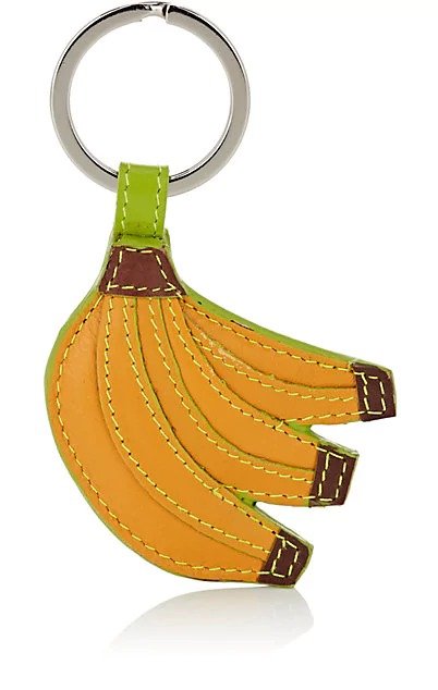 Leather Banana Key Chain