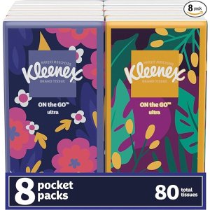 Kleenex超柔顺面巾纸小包装 8包
