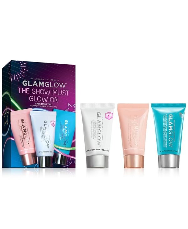 3-Pc. The Show Must Glow On Face Mask Set, Macy's Exclusive