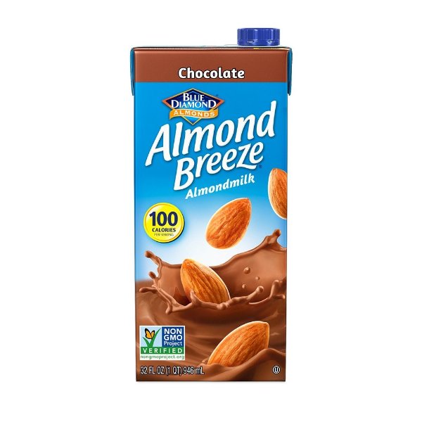 Almond Breeze 巧克力口味杏仁奶 12盒装