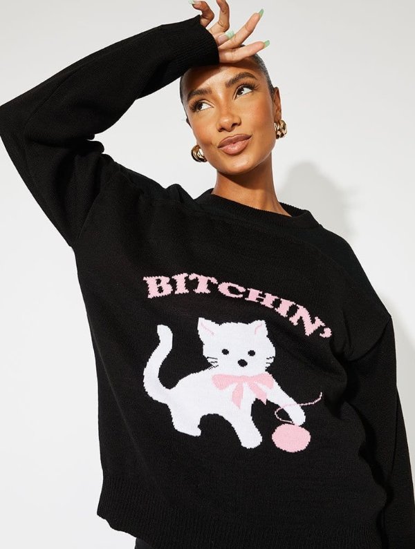 Bitchin' Kitten 小猫毛衣