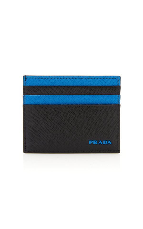Two-Tone Double-Sided Leather Card Case