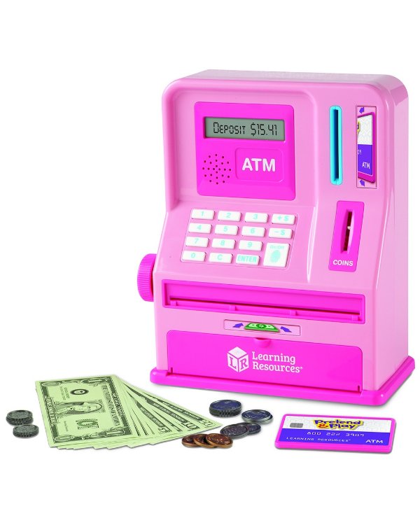 Learning Resources Pretend & Play Teaching ATM Bank