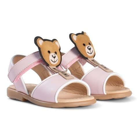 Moschino Pale Pink Bear Lolly Sandals | AlexandAlexa