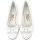 White Leather Vara Bow Pumps