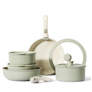 CAROTE 11pcs Pots and Pans Set, Nonstick Cookware Set