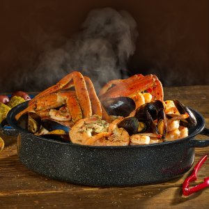Sea Best 虾+青口+雪蟹海鲜锅组合 3磅 在家吃美味又方便