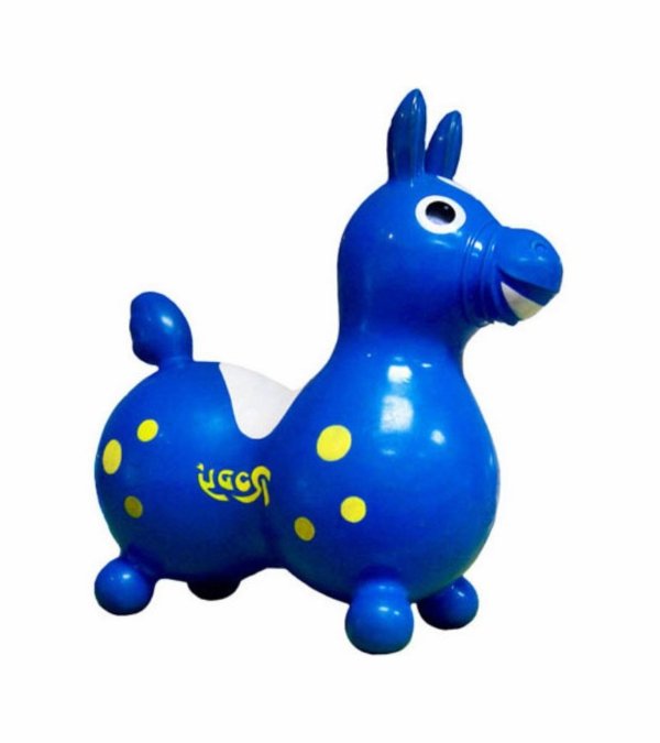 Rody Inflatable Hopping Ride-On Horse - Blue