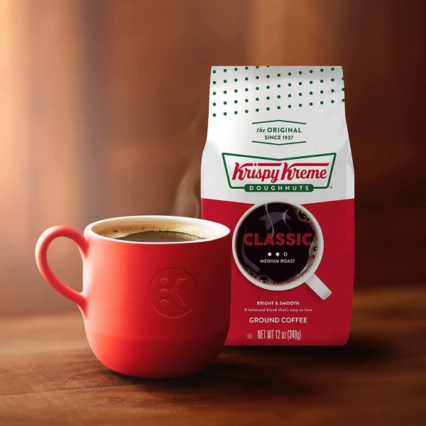 Krispy Kreme 中度烘焙咖啡粉 12 oz