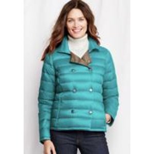 Women's Lightweight Down Pea Coat, 4 Colors Available