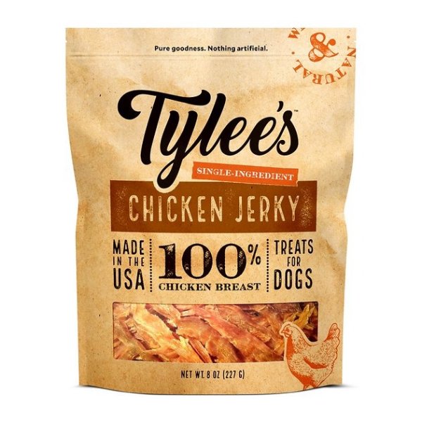 Human-Grade Chicken Jerky Dog Treats, 8-oz bag - Chewy.com