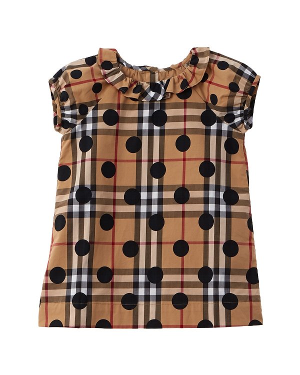 Burberry Dotted Vintage Check Dress