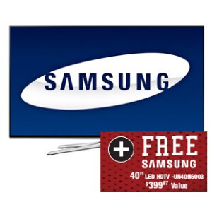 Samsung 65" 1080p 120Hz LED HDTV + Samsung 40" 1080p 60Hz LED HDTV