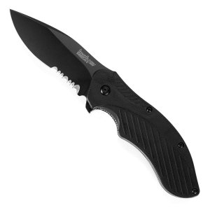 Kershaw 1605CKTST Black Clash Folding Serrated SpeedSafe Knife