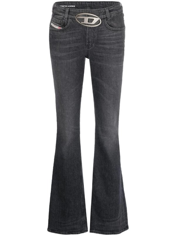 D-Ebbey low-rise bootcut jeans