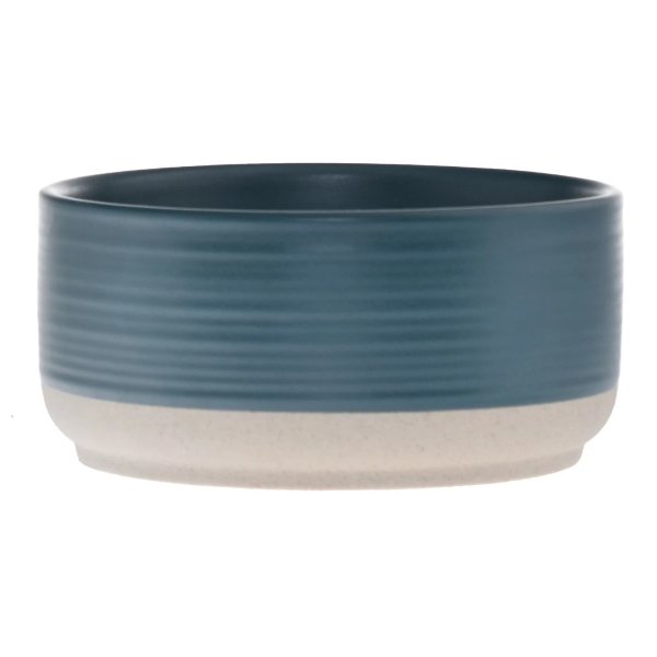 Blue Fern & Citrus Scented 16oz Ceramic Dish 3-Wick Candle