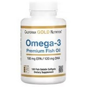 California Gold Nutrition,Omega-3, 优质鱼油，240 个