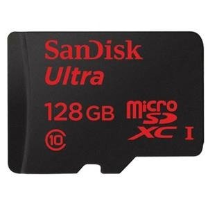 128GB Ultra microSDXC UHS-I Class 10 Memory Card with SD Adapter