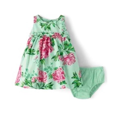 GymboreeBaby Girls Mommy And Me Sleeveless Floral Print Dress - Time for Tea | Gymboree - GLADE GREEN