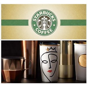 Anniversary Collection Drinkware @ Starbucks