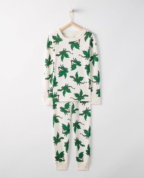 Long John Pajamas In Organic Cotton