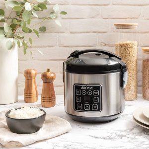 Aroma Housewares ARC-914SBD Digital Cool-Touch Rice Grain Cooker and Food Steamer