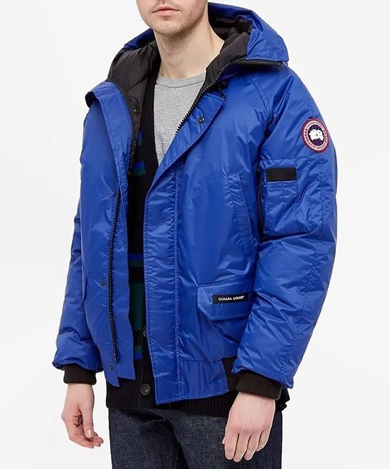 Pacific Blue Chilliwack Hooded Bomber Jacket