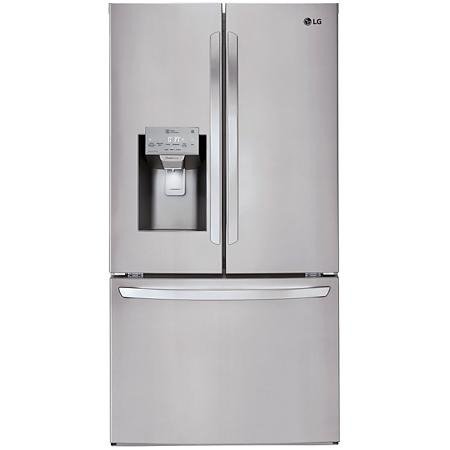 - LFXS26973S - 26 cu ft Capacity Smart Wi-Fi Enabled French Door Refrigerator - Stainless Steel - Sam's Club