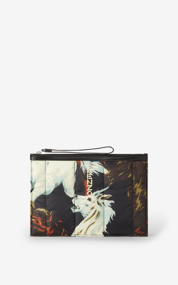 MANIA 'Chevaux' large clutch