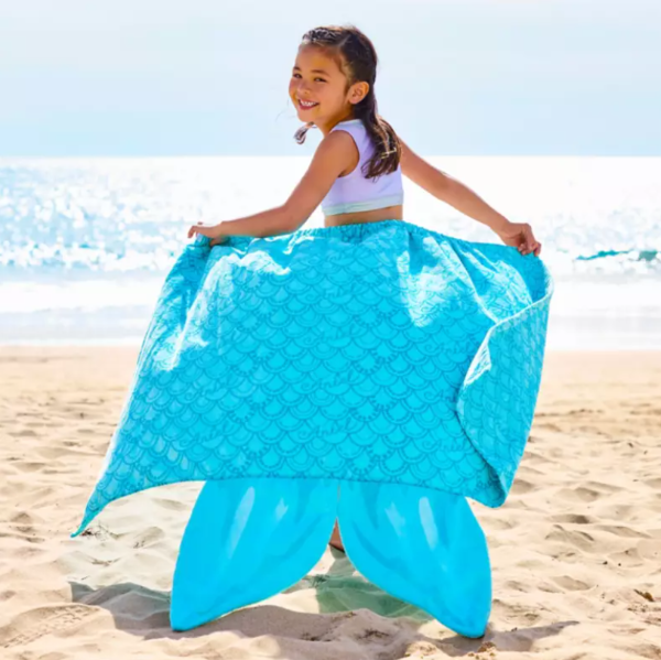 Ariel 鱼尾造型沙滩毯