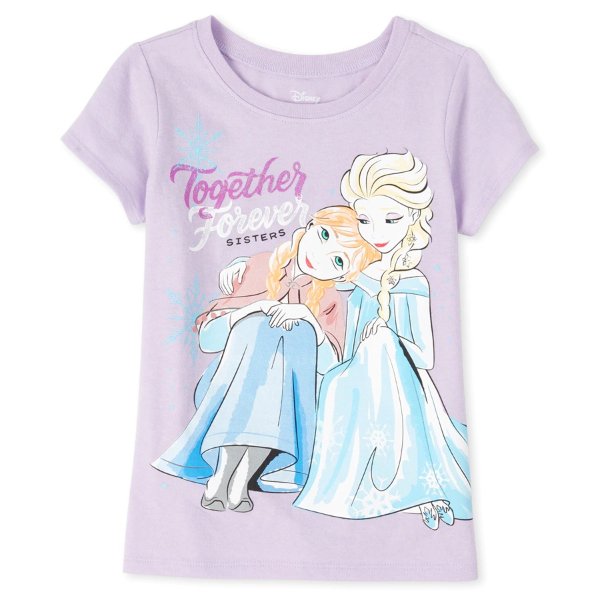Toddler Girls Disney Frozen 2 Forever Sisters Graphic Tee